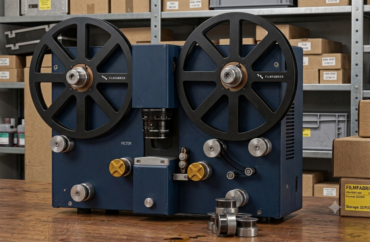 Film reel digitizing equipment